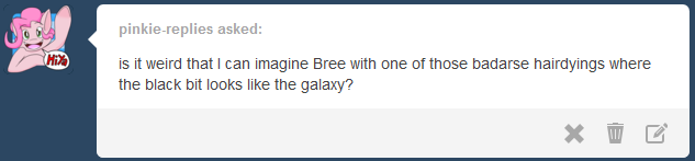 askbreejetpaw:  We didn’t just dye our manes galaxy We BECAME the galaxy. cB  x3!