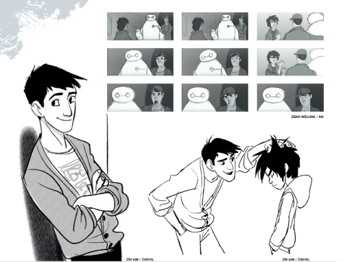 spurlunk: Tadashi Hamada Character Art, from The Art of Big Hero 6