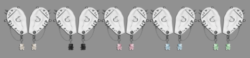 【333】Little bear earringcategory:earring（ears+earring）contain： female5 coloursGame screenshots using