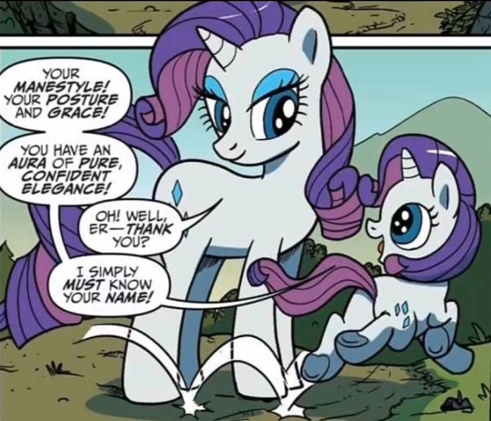 mylittlenanaki: mylittlenanaki:  marvelandponder:  incorrectmlpquotes:  floridianfireflyfaith:  o no she’s adorable   This is the purest thing on the planet   Following it up with a bittersweet picture where Applejack can’t tell her younger self that