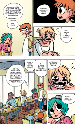 comicstoastonish:  Scott Pilgrim Gets It Together (Color Edition) (2013)Writer and Artist: Bryan Lee O’Malley