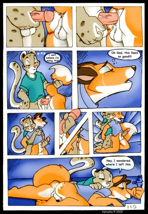 sexybigwolf:  gayfurz:  May be a repost, but it’s a comic with a fox.  :P  Still looking for more….  oldie but a goldie   Mmnf yush this is a classic, one of my faves >/////>