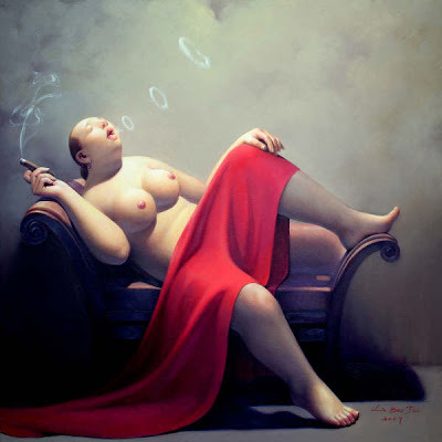 yolandart:  Liu Baojun, the contemporary Chinese artist, stands out for his unusual