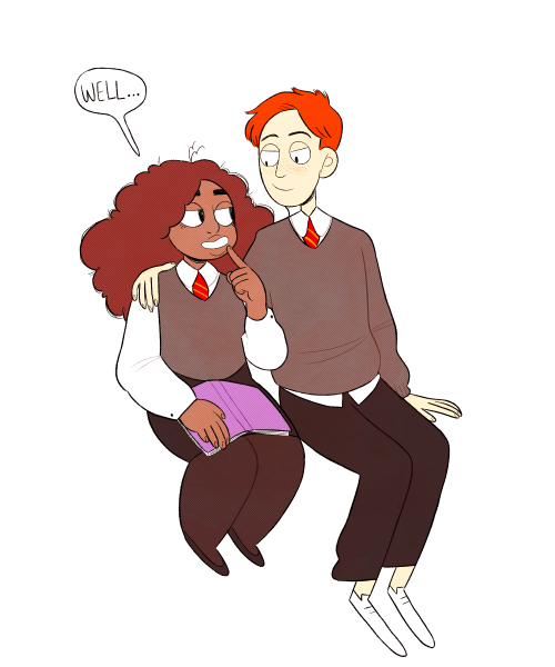 charlubby:just pretend that ron went back to hogwarts to finish seventh year and that’s why th