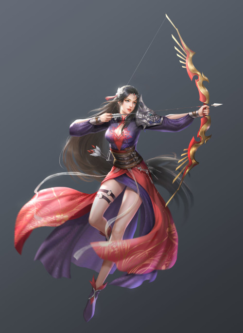 弓箭女 Jing Zhou https://www.artstation.com/artwork/dO0R3e