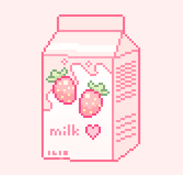 silkapxl:my strawberry milk evolution!