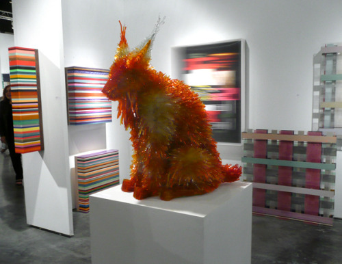 l20music:  red-lipstick:  Marta Klonowska (b. 1964, Warsaw, Poland) - Animal sculptures made from shattered glass pieces. Represented by: Lorch + Seide Gallery.  I wanna see shit like this in real life. This is dope as fuck! 