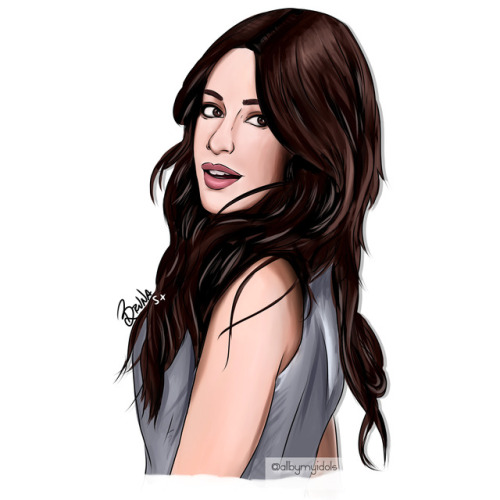 Drawing of Camila Cabello at the grammys award