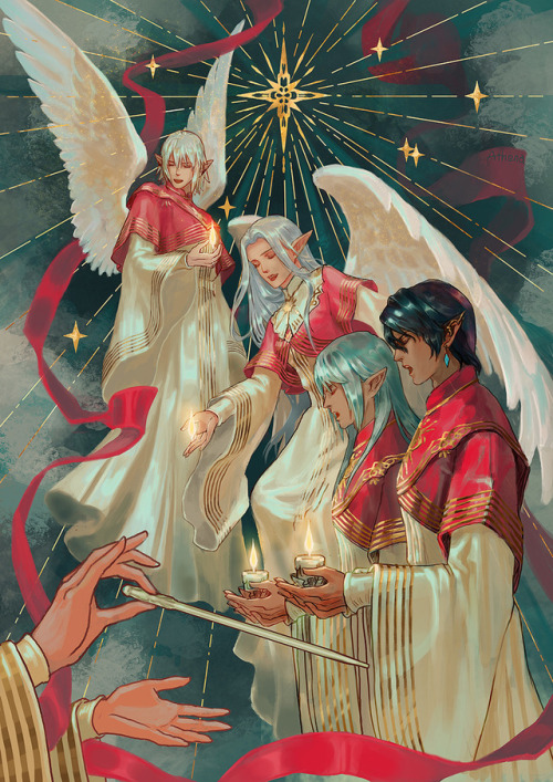 athena-ishnuala:~Holy Night, Holy see~ I paint this just to deliver the message"YoshiP we want 
