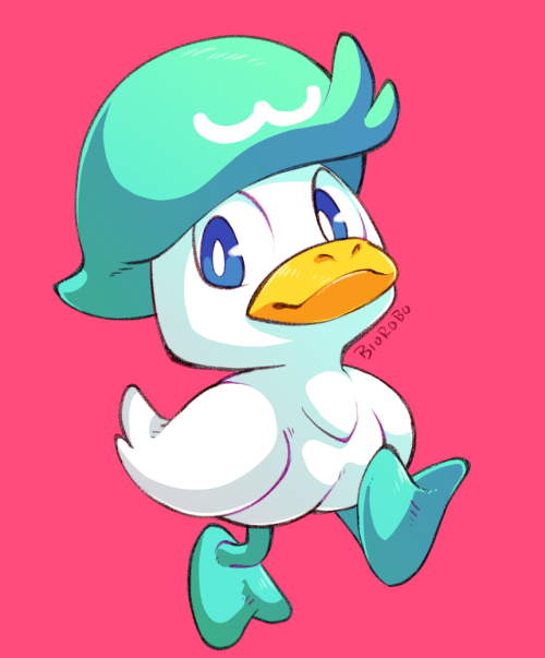 biorobo: continuing my tradition of drawing the starters I really like them all this time!