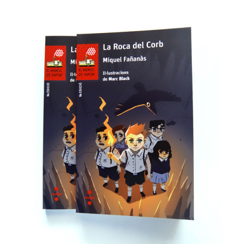 The book illustrated by me, La Roca del Corb, has finally been published!You can see some illustrati