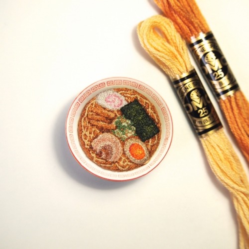 sosuperawesome: Embroidery Art by Ipnot on Instagram 