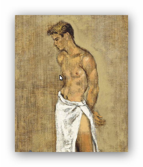 fullframesensor:  Painting by Walter Stuempfig.  This painting bears a dedication