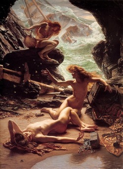 yolandart:  Edward John Poynter. “The Cave