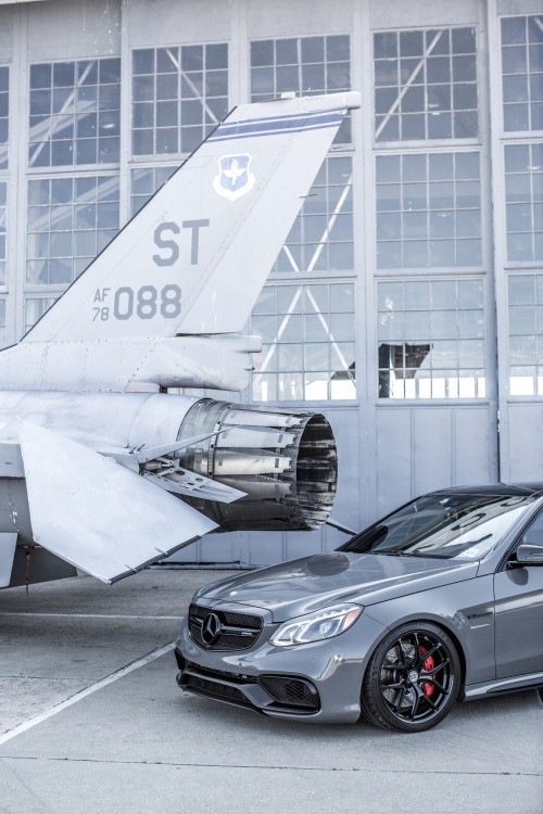 Photo from my E63 AMG /F16 Fighter Jet shoot for HRE WheelsInstagram Paid2shootTumblr @paid2shoot