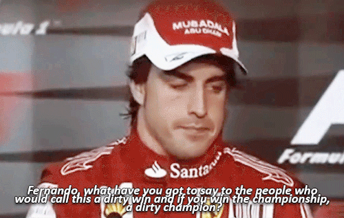 Fernando Alonso Faces The Press At The 2010 German Grand Prix Post-race Press Conference