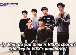 hyukson:  vixx's sexy charm >_>   