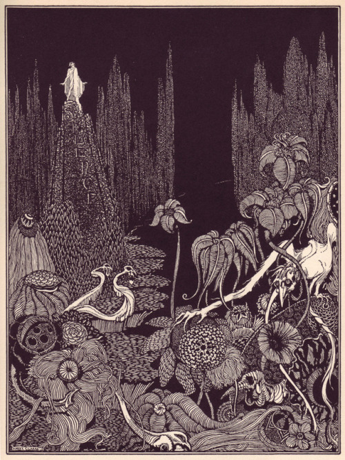 trulyvincent: Harry Clarke illustrations for a 1919 collection of Edgar Allan Poe stories.