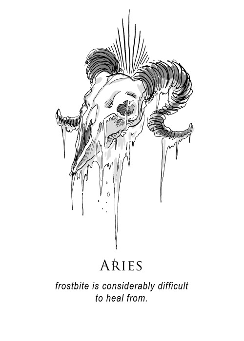 collaterlysisters:  gehinnom:  musterni-illustrates:    —- and there we have it! the sequel to the first shitty horoscopes zine, we get a little more specific with shitty horoscopes, book ii: angry horoscopes. i’ve been really overwhelmed with how