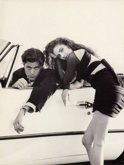 petersonreviews:Dana Ashbrook and Mädchen Amick photographed by Lance Staedler, 1990