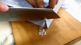 sixpenceee:  This very sharp knife is so satisfying to watch. (Source)