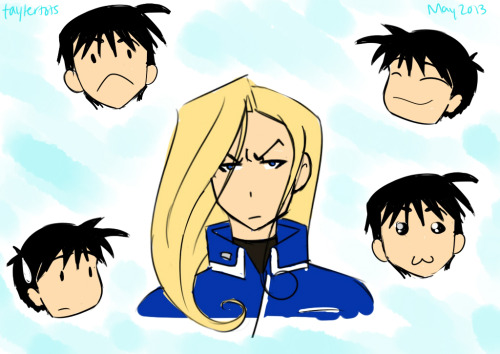 taylertots:  People kept requesting Olivier getting annoyed by Roy so I did this quick lol 