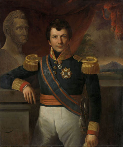 Johannes Conde van den Bosch por Raden Saleh, 1836.