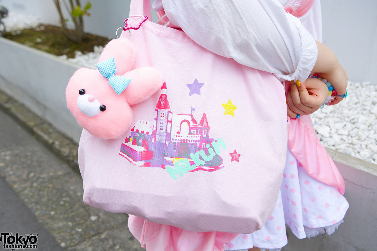 tokyo-fashion:Colomo, Kanae &amp; Maro (left to right) on the street in Harajuku