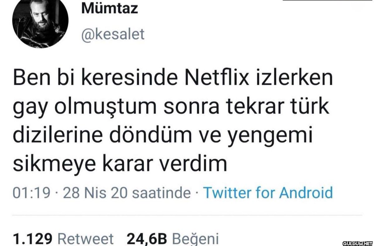 Mümtaz @kesalet Ben bi...