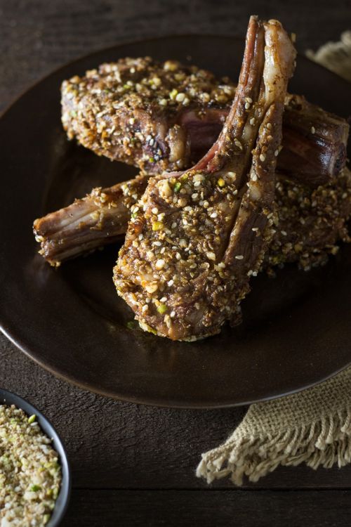 hoardingrecipes: Dukkah Crusted Lamb Chops