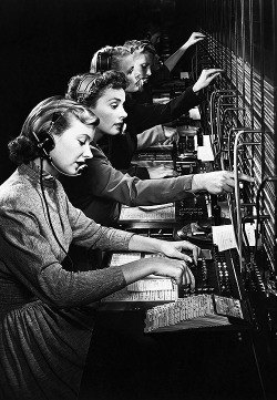  Switchboard Girls, C.1950’s 