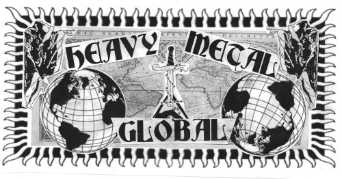 Logo original para la sección “Heavy Metal Global”reportajes sobre diferentes escenas Heavy metalera