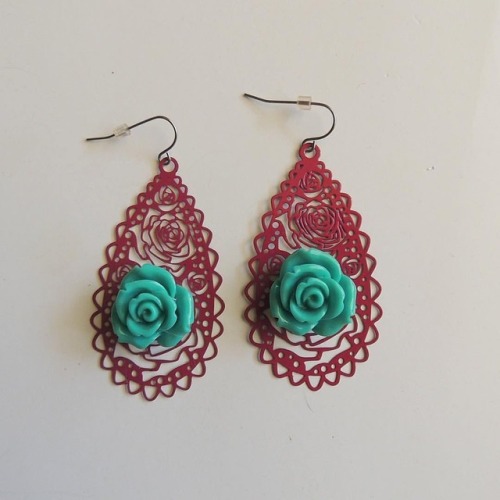 I was featured on @etsynch ! These particular earrings just sold yesterday but I also have a pair in