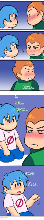 “Our first kiss” || Pico x BF comic  ❤︎ I try the &ldquo;scrolling&rdquo; or &ldquo;webtoon&rdquo; 