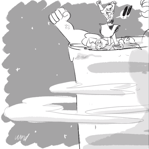 wendowl:  just some doodles of lapis i drew after watching ocean gem with the mental image of her having to act out fight moves to make her water clones do stuff  
