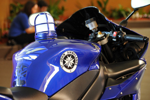 iheartgeek:  As promised, Photoset of Tardis motorcycle. Pictures courtesy of LejonAJohnson and Photo Knight on Flickr. 