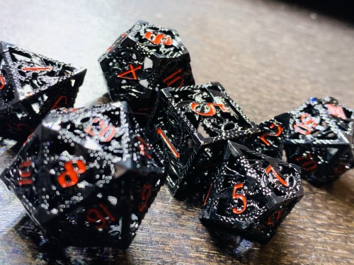 thedicepaladin:Stoic Black from the Deadly Dragon Dice Kickstarter~These are just… so badass. They m