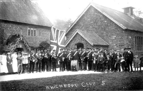 Whichford Club (1910s, Warwickshire):Women and children.  This photo may have been taken in Ascott.W