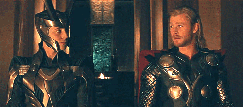 Oh! Well Then, Could You Please Write A Drabble About Loki's Quote "you Don't Hit It - You Just Press