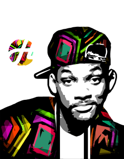 hilbert-art:  Willard Carroll Smith, Jr. ( The Fresh Prince) - Hilbert  #nice #art #follow Hilbert-Art