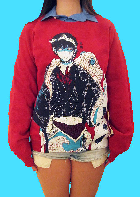 omocat:  OMOCAT SHOP BACK OPEN OMOCAT APPAREL back in stock (the original FISHBOY’s crewneck color h