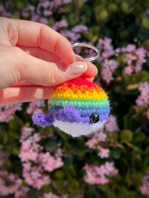 newlullabies:custom pride crochet amigurumi by SavStitchery