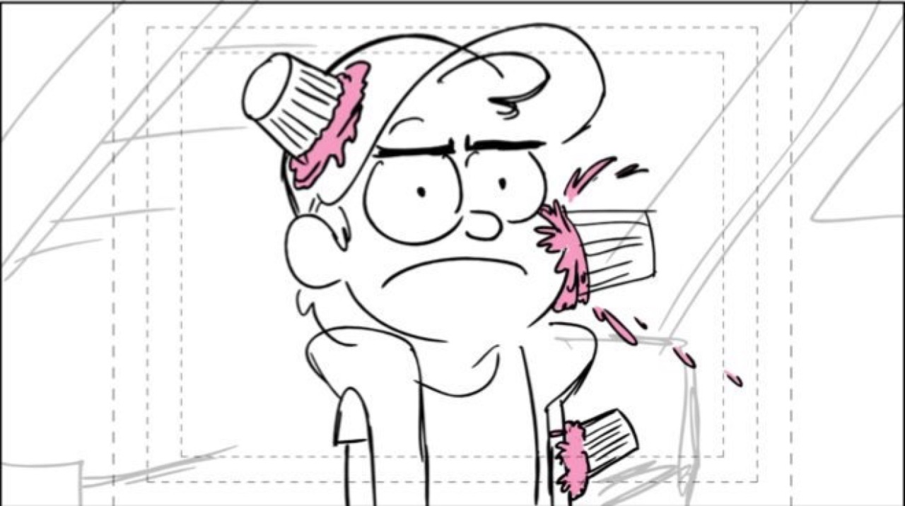 fuckyeahgravityfalls:  Storyboard panels via Matt Braly.  First two by Aaron Springer;