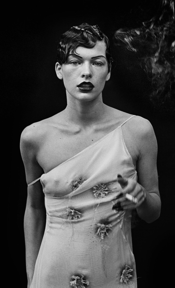 Milla Jovovich by Peter Lindbergh. 1998