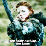  Ygritte Appreciation Week↳ Day 6: Favourite quote(s) or line(s) - The gods made