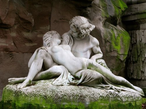 wonderwarhol: Acis and Galatea Found Out by Polyphemus (1866), of the Medici Fountain, by Auguste Ot