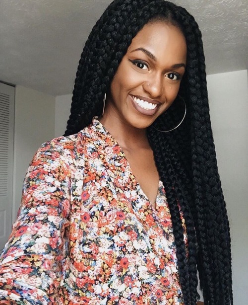 braidsforblackgirls:  Crochet braids on instagram.com/kiitana ✨