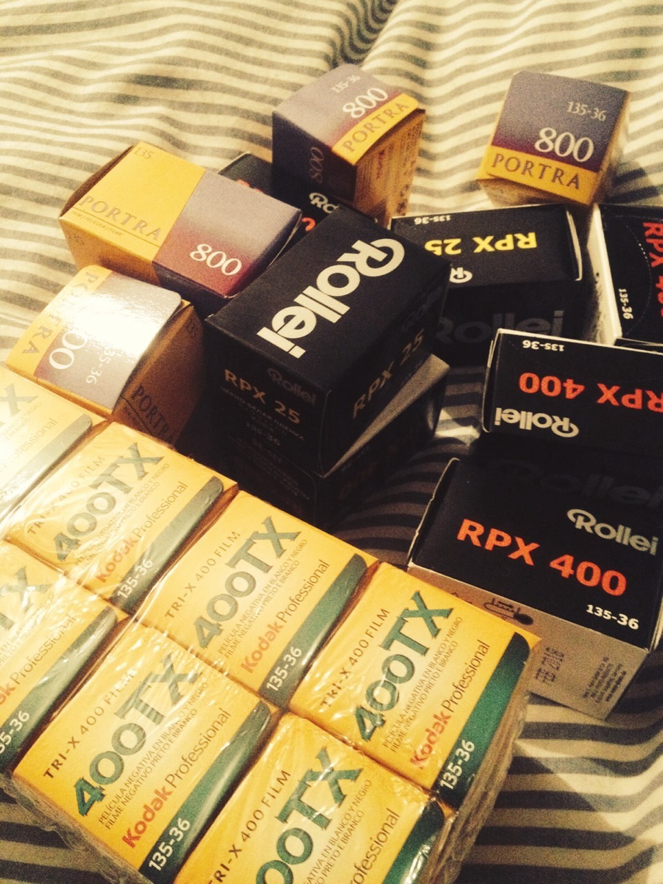 Hunting for a new film.
This much film sure didn’t used to cost 150 bucks.