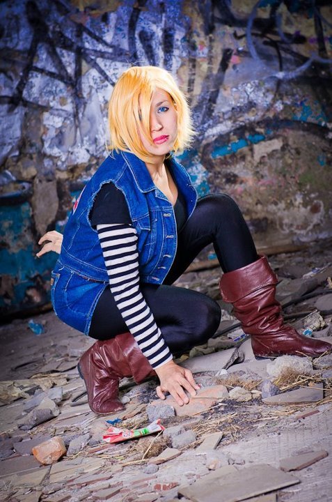 Porn photo ladies-of-cosplay:RinaMx as Android 18 (Dragon