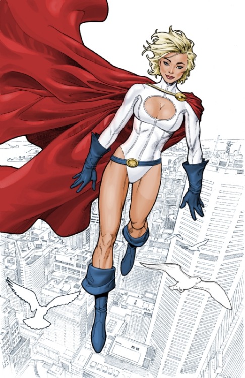 comicbookwomen:   Power Girl     Artist:   Sean Chen